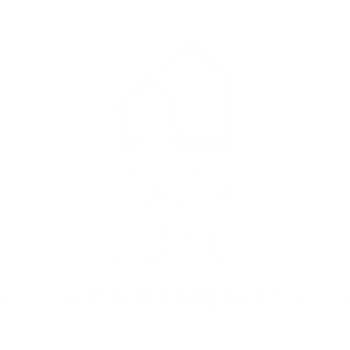 A logo for Casa Luna Apartments is displayed.